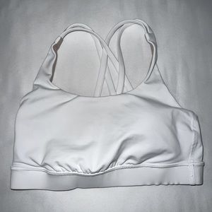 Lululemon White Sports Bra Size 4